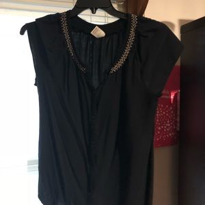 Faded Glory 2x black blouse, only worn once